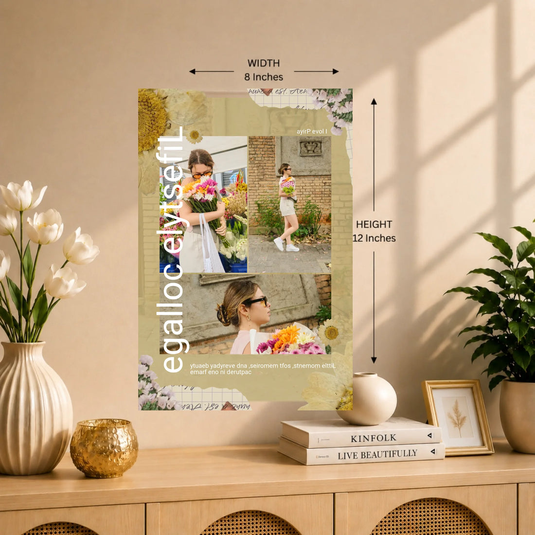8x10 Wall Mockup