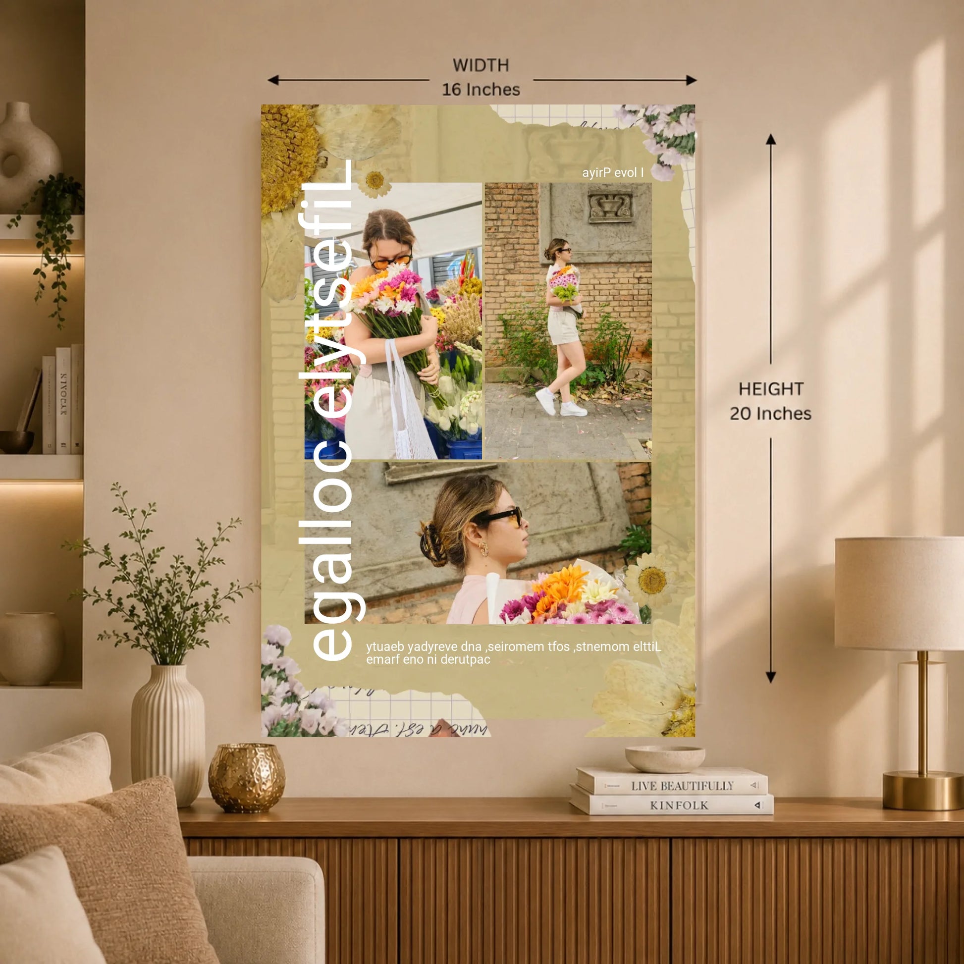 16x20 Wall Mockup