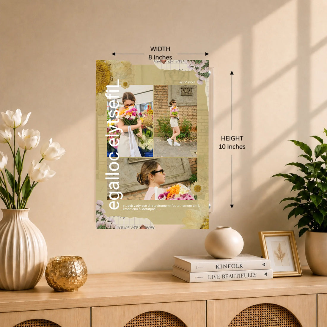8x10 Wall Mockup