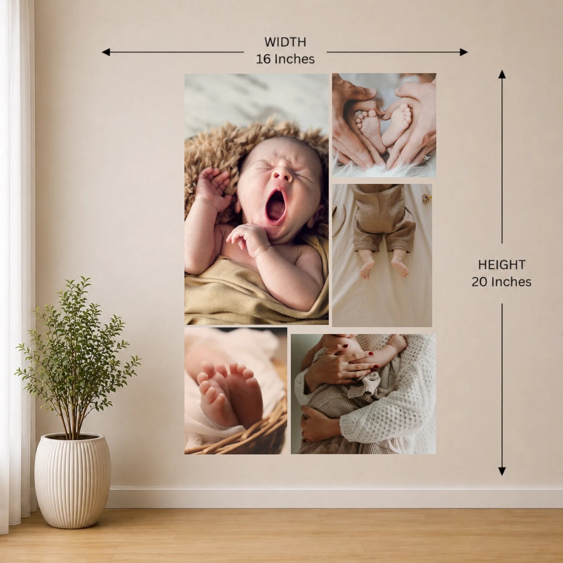 16x20 Wall Mockup