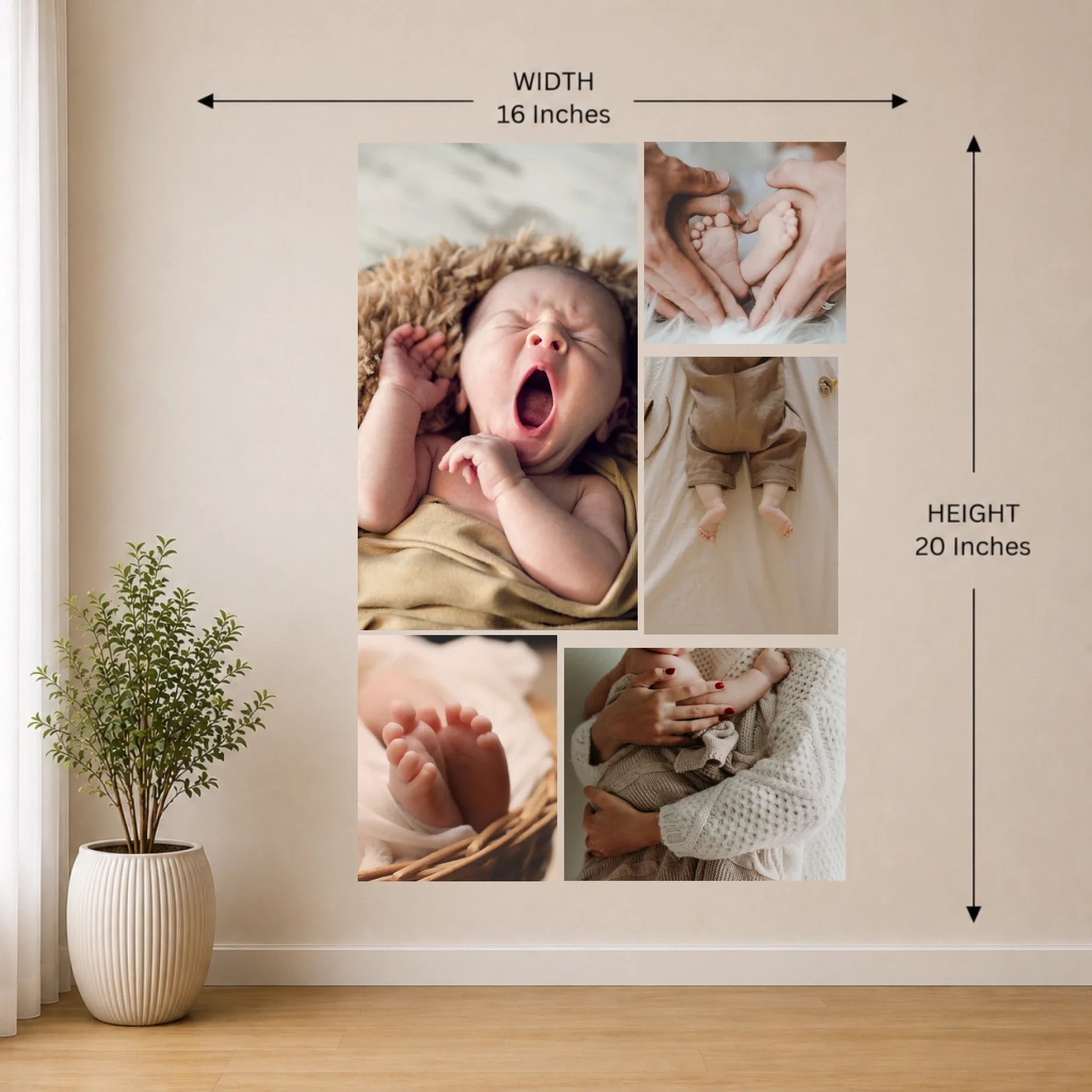 16x20 Wall Mockup
