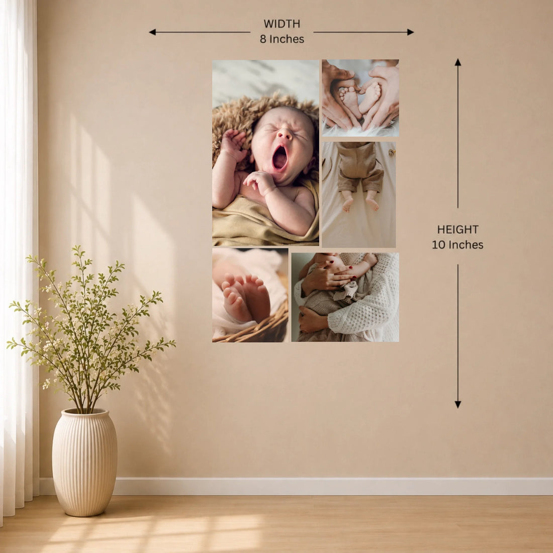 6x8 Wall Mockup