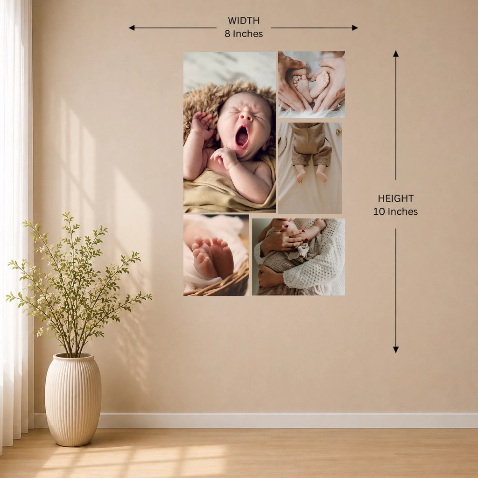 8x10 Wall Mockup