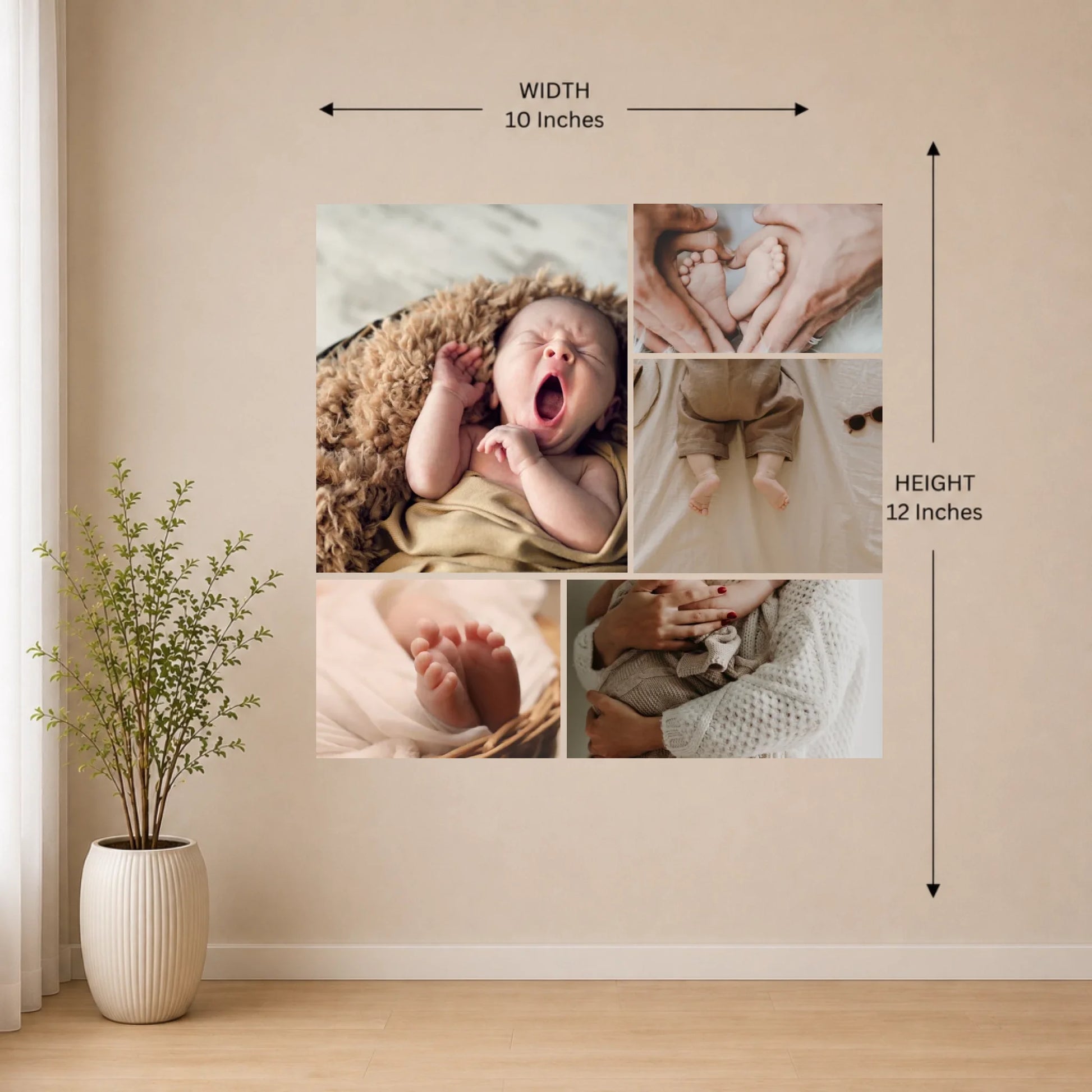 10x12 Wall Mockup