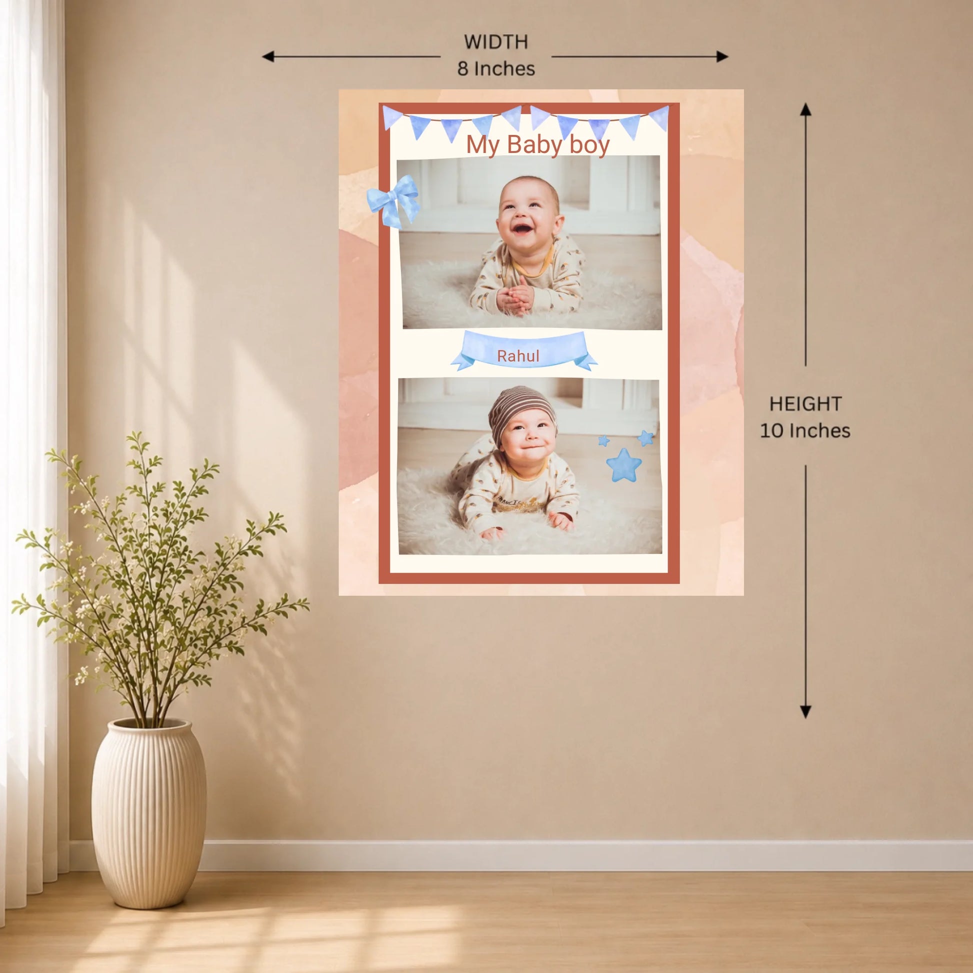 8x10 Wall Mockup
