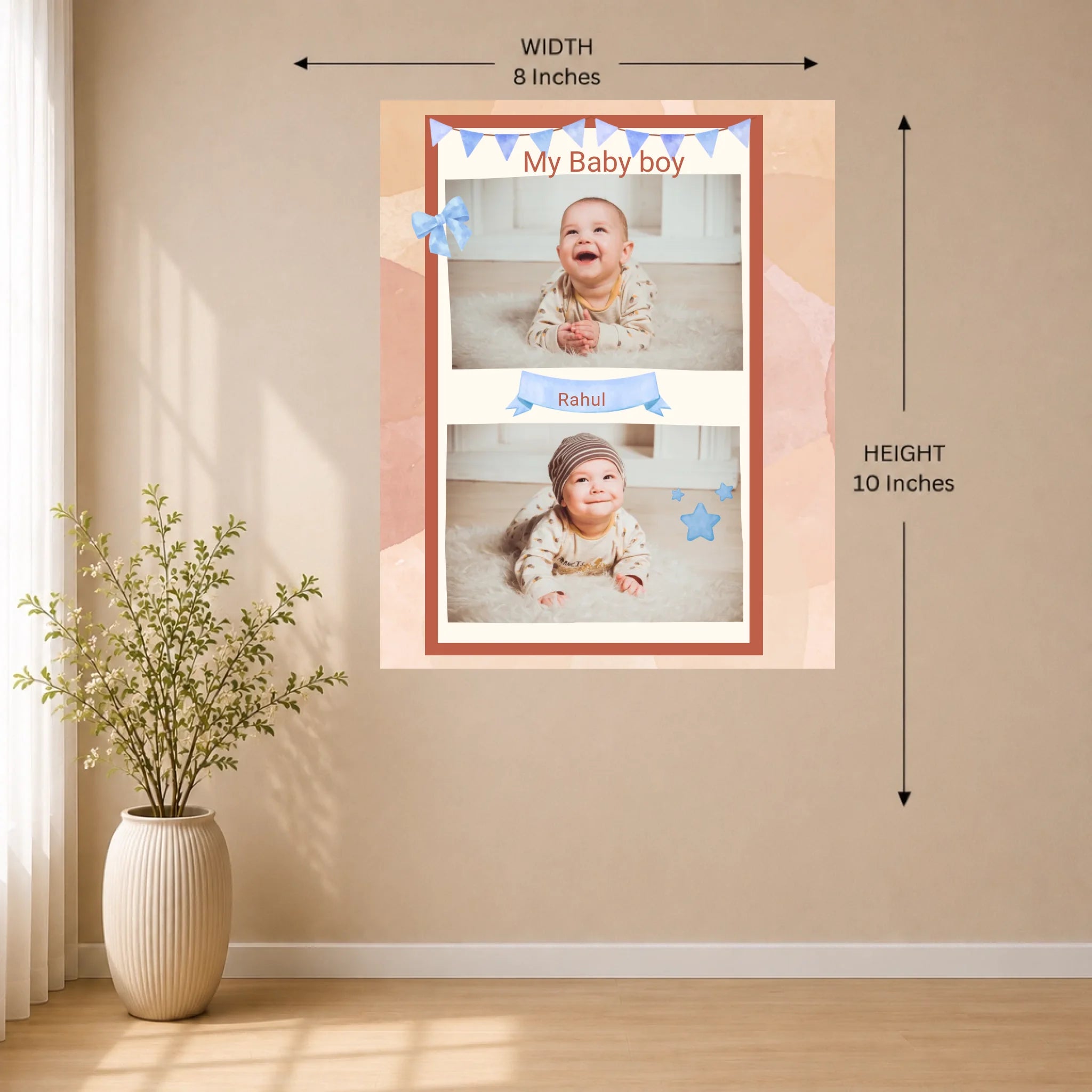 8x10 Wall Mockup