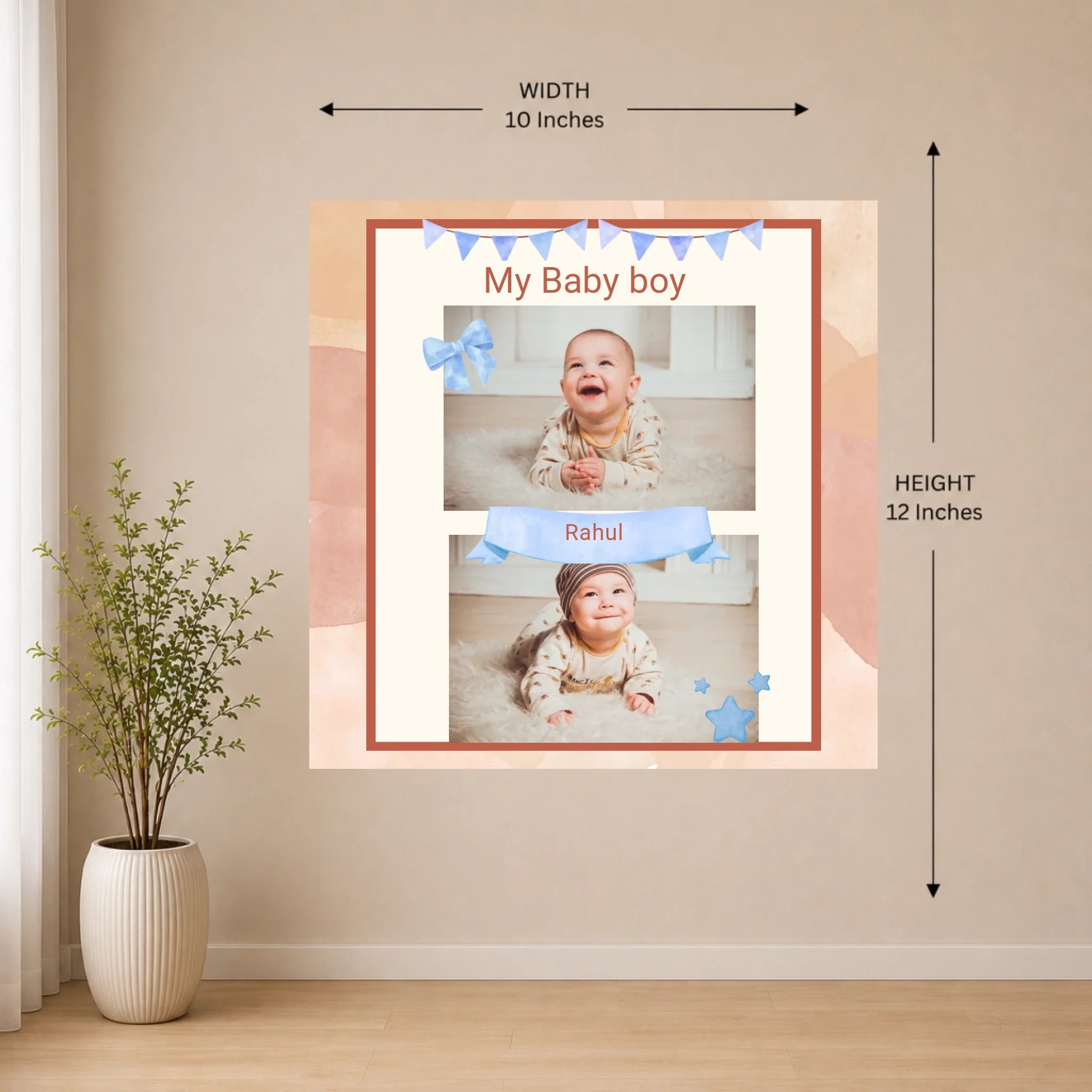 10x12 Wall Mockup