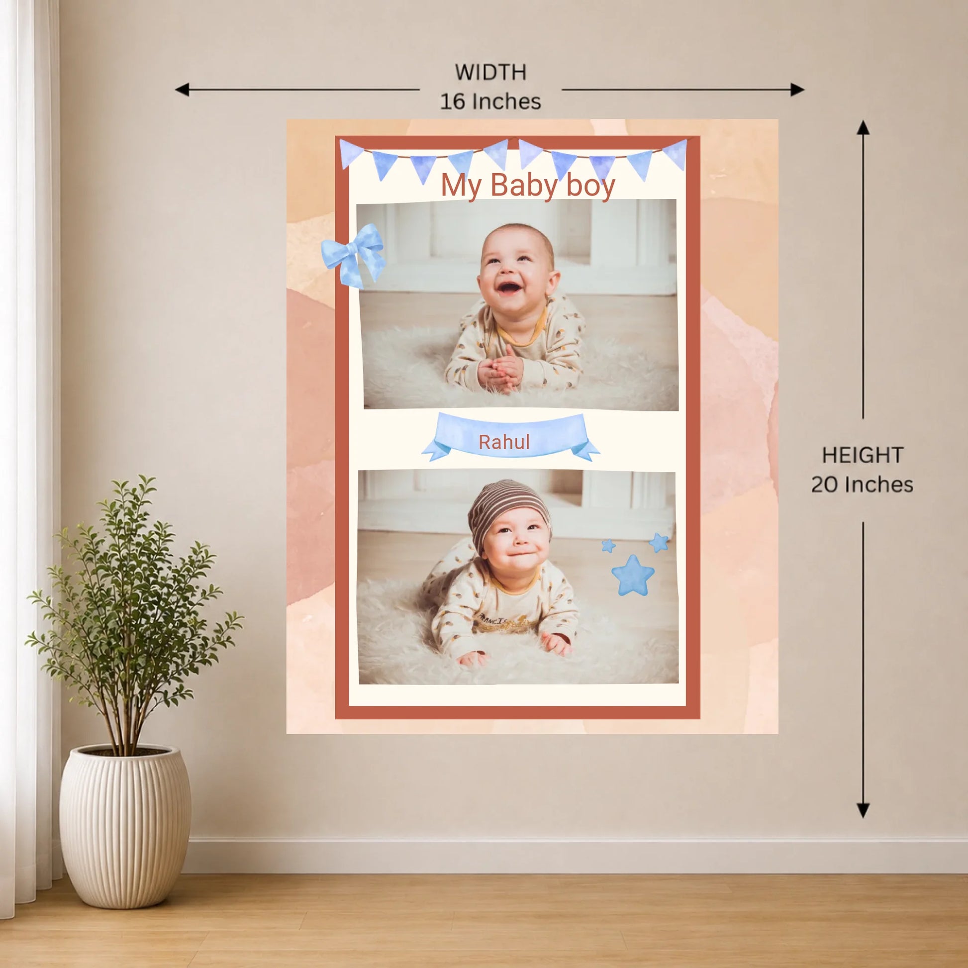 16x20 Wall Mockup