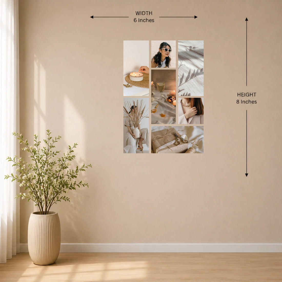 6x8 Wall Mockup