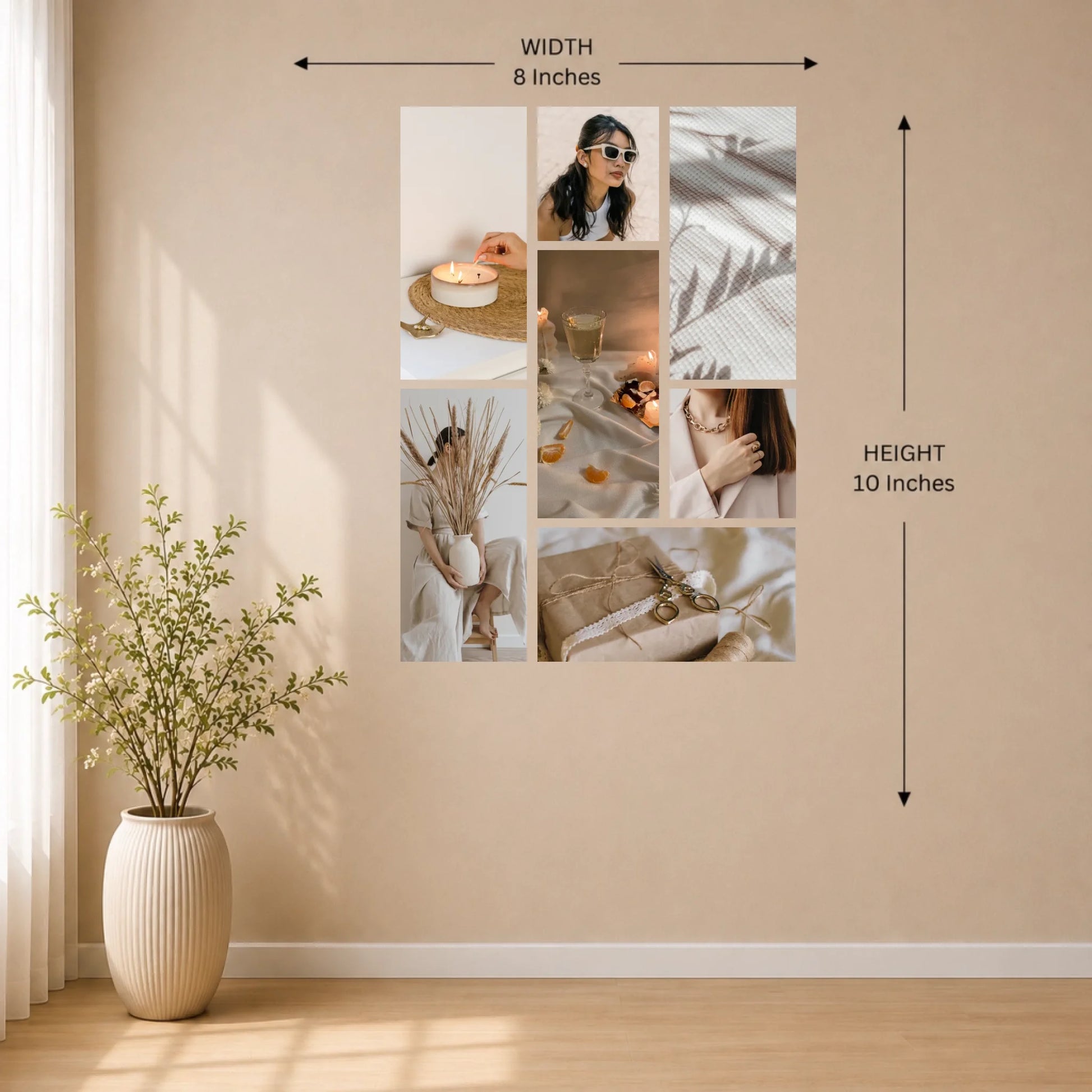 8x10 Wall Mockup