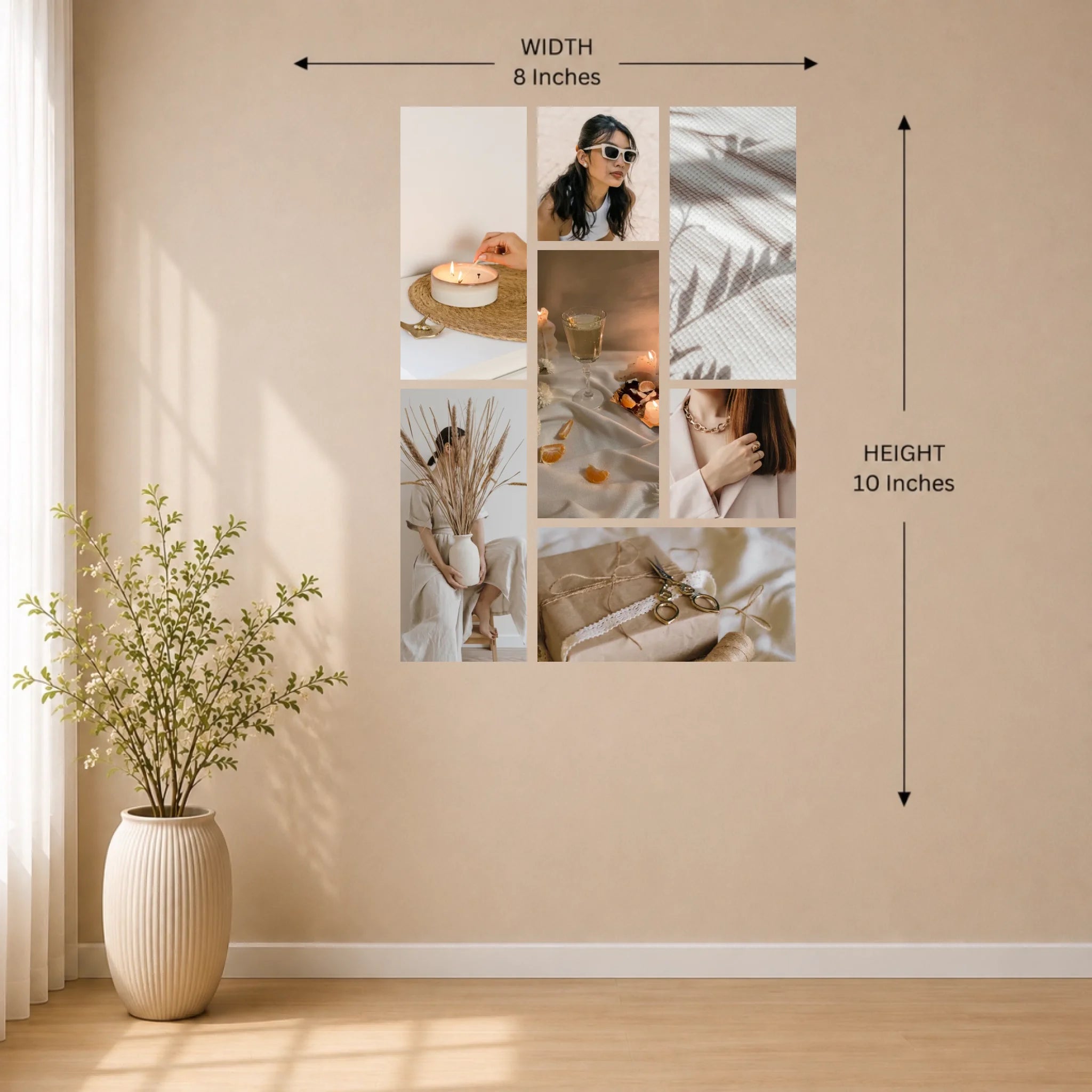 8x10 Wall Mockup