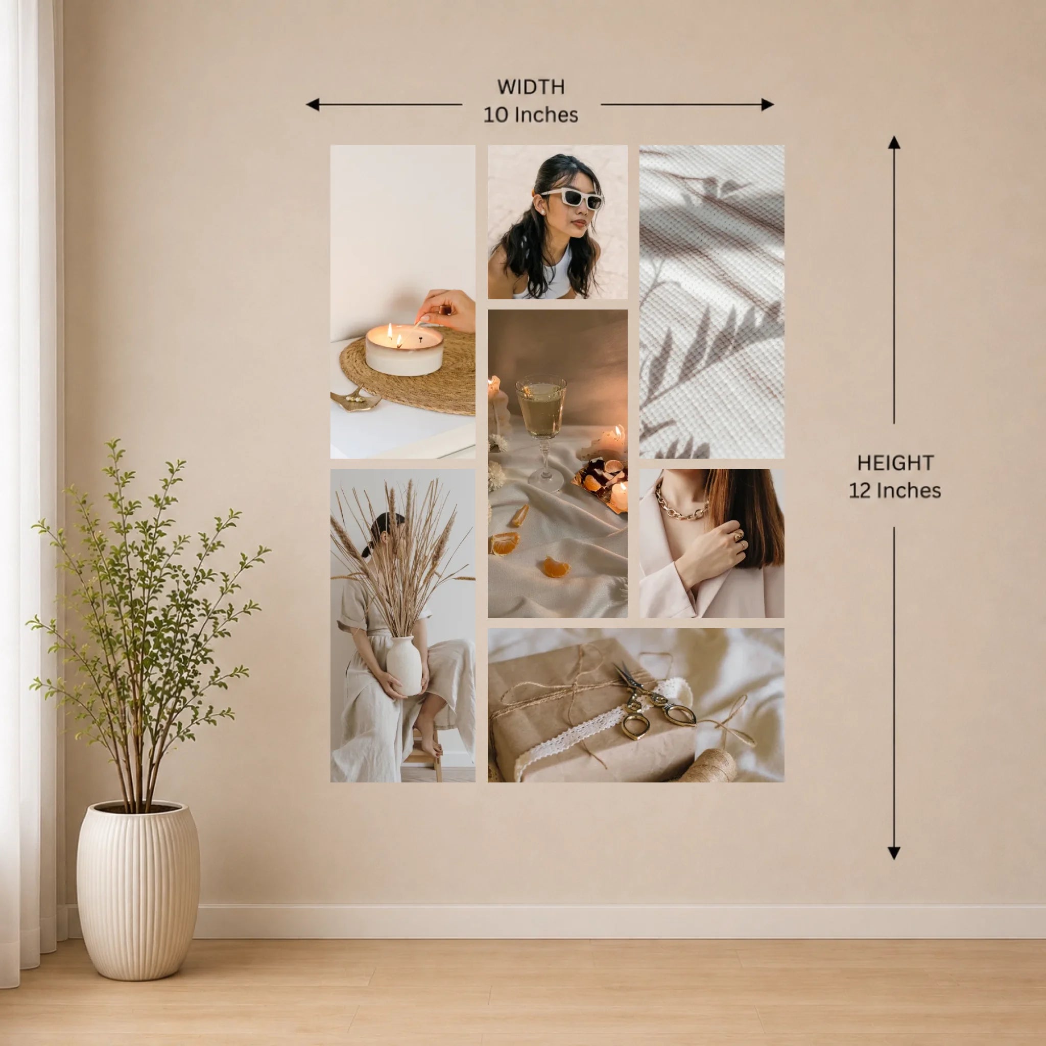10x12 Wall Mockup