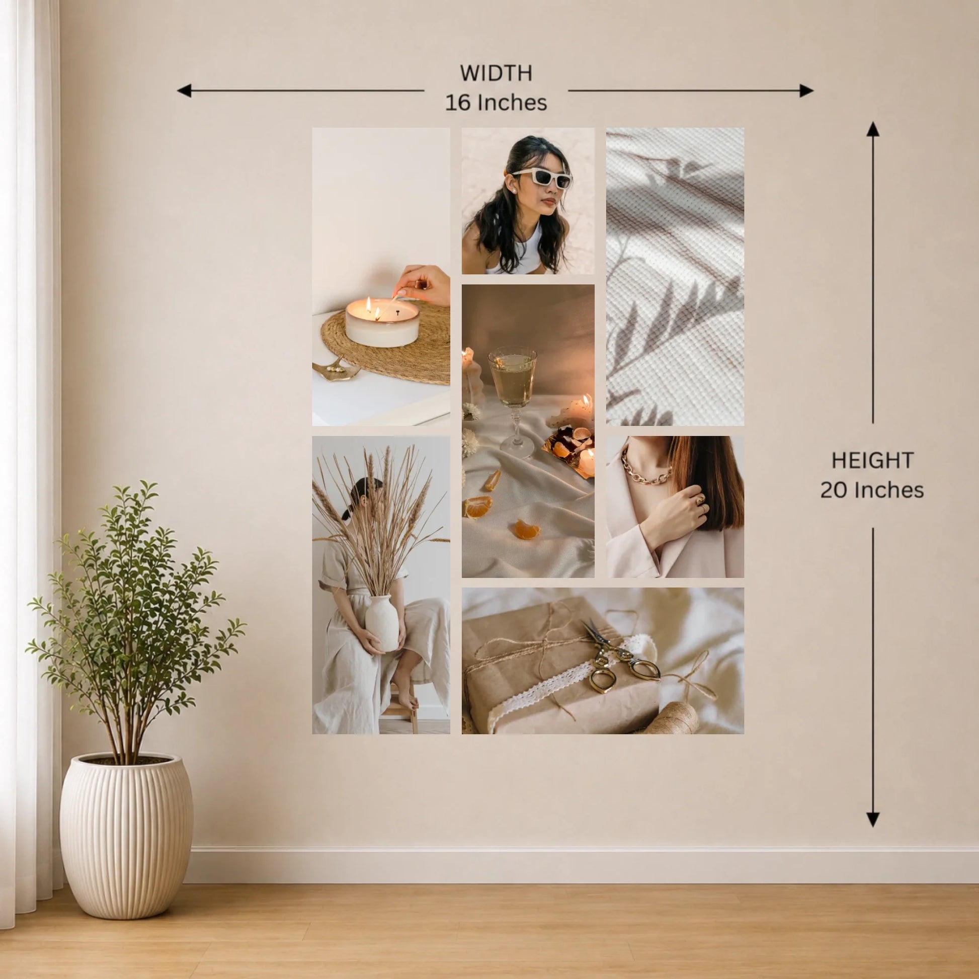 16x20 Wall Mockup