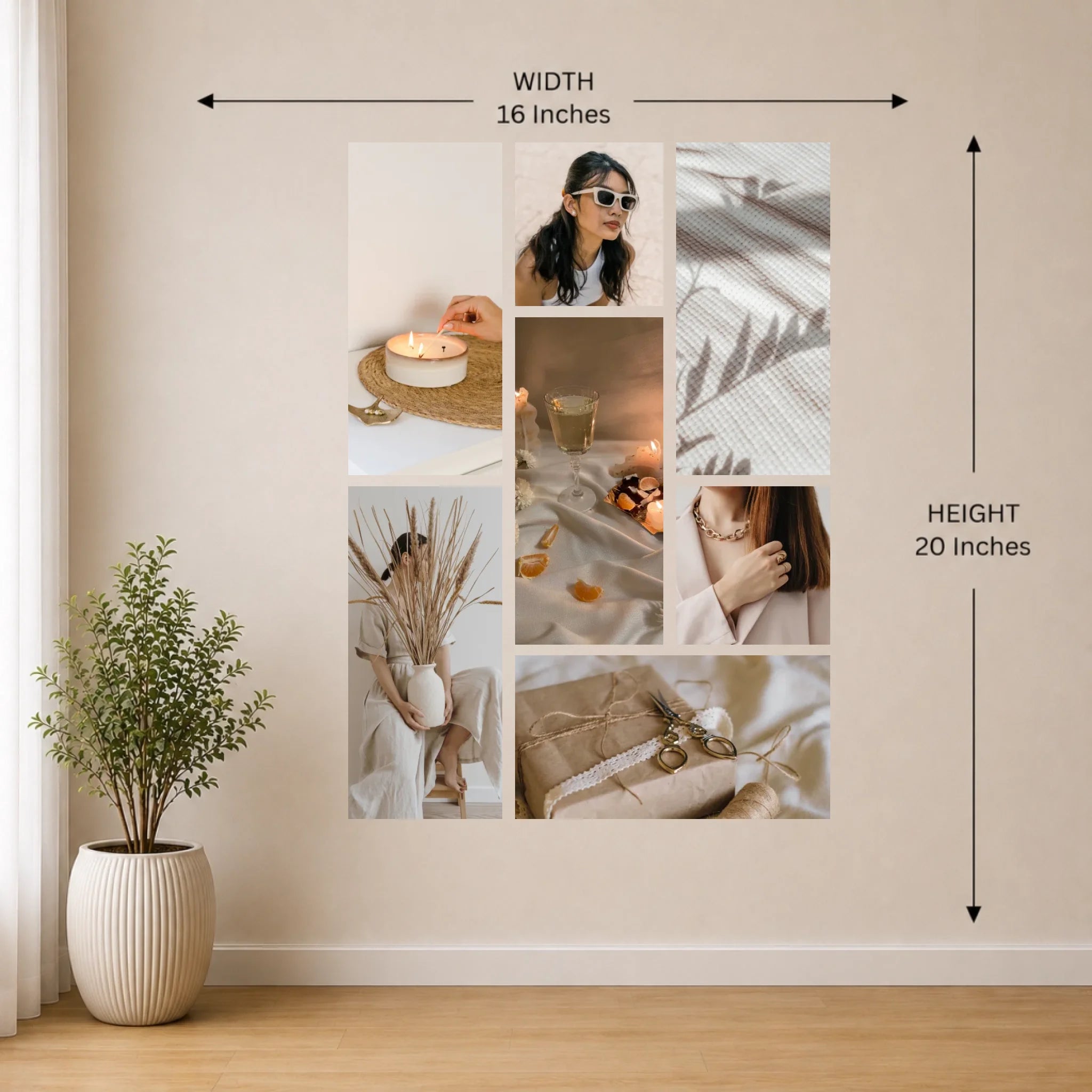 16x20 Wall Mockup