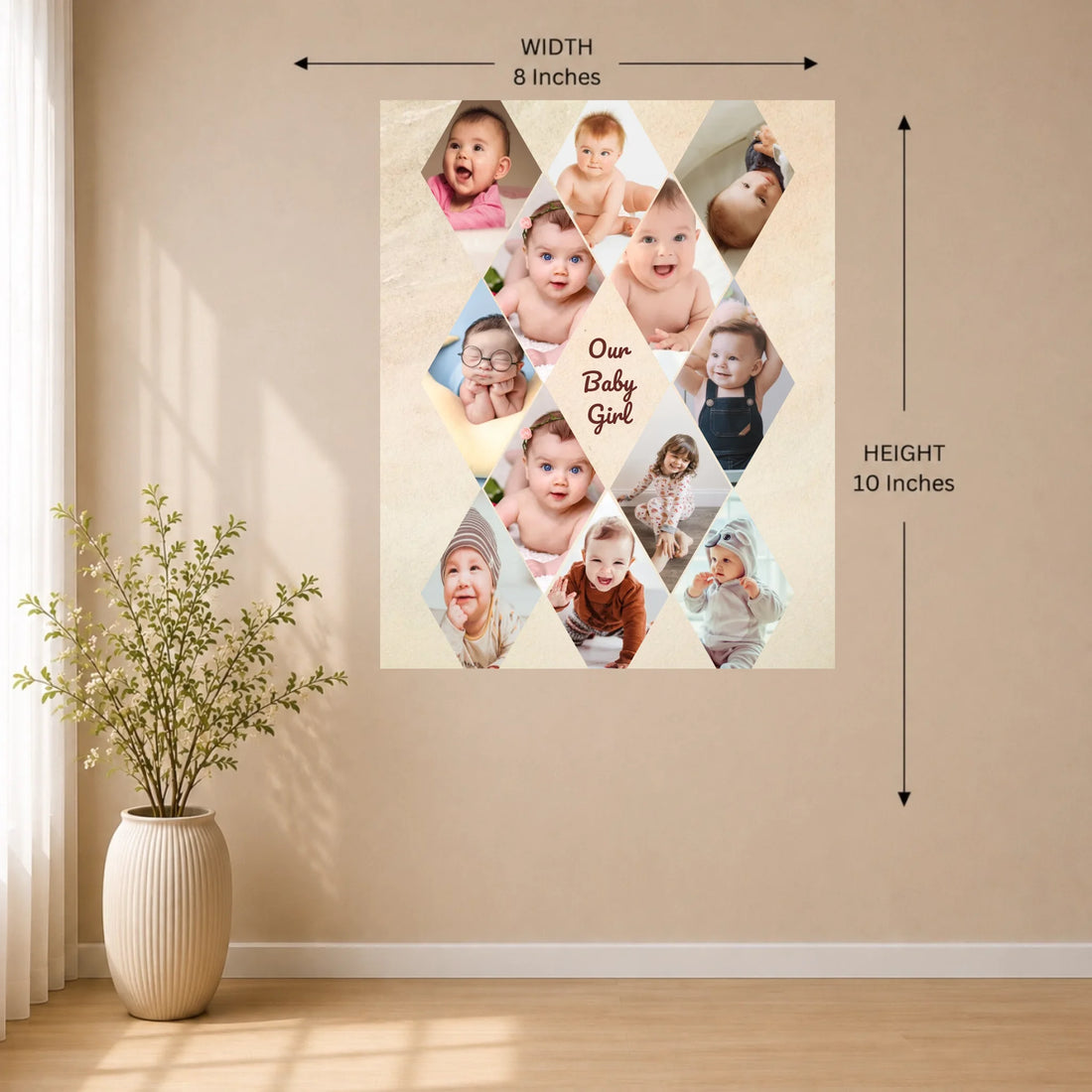 6x8 Wall Mockup