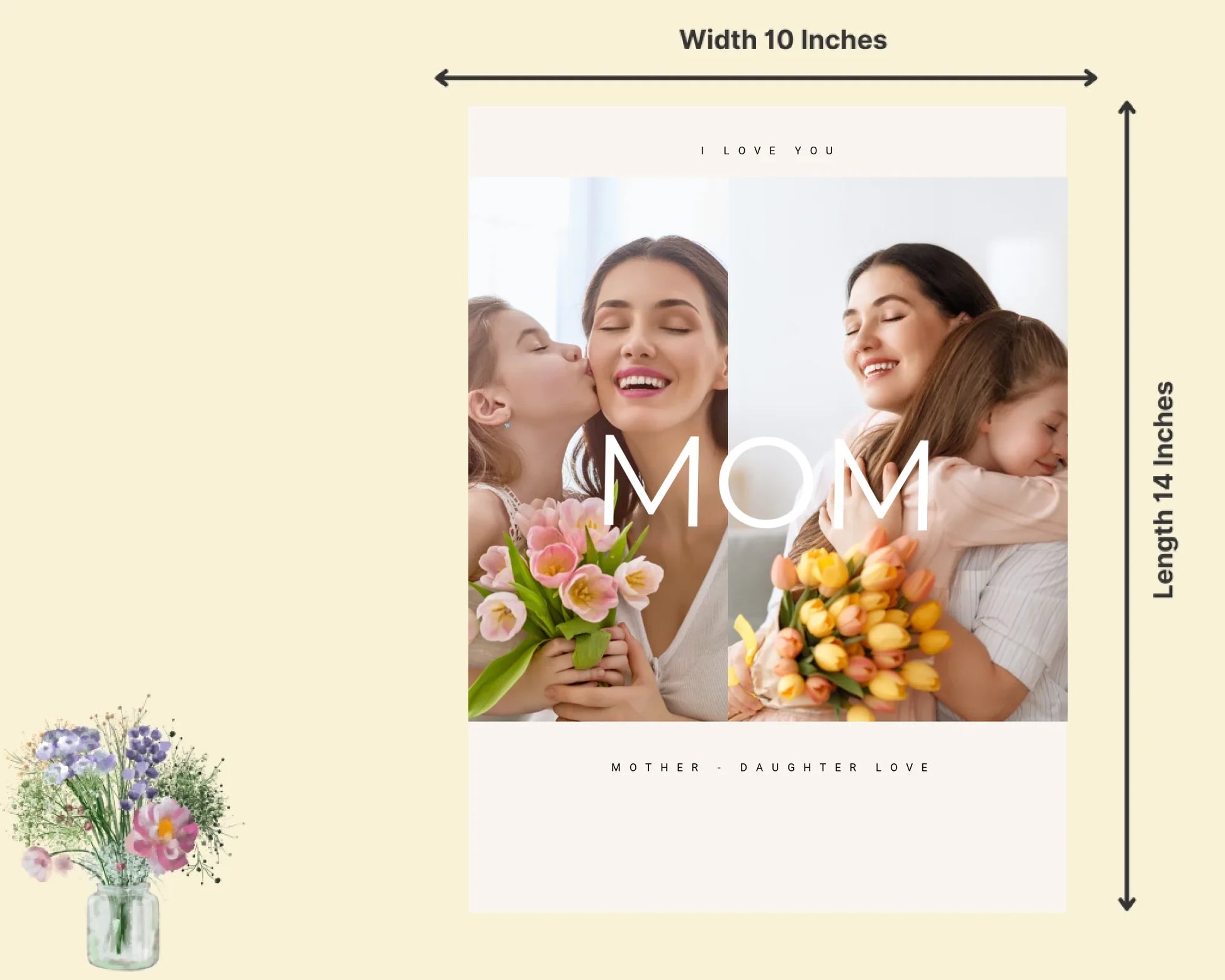 Wall Mockup Cream 10x14