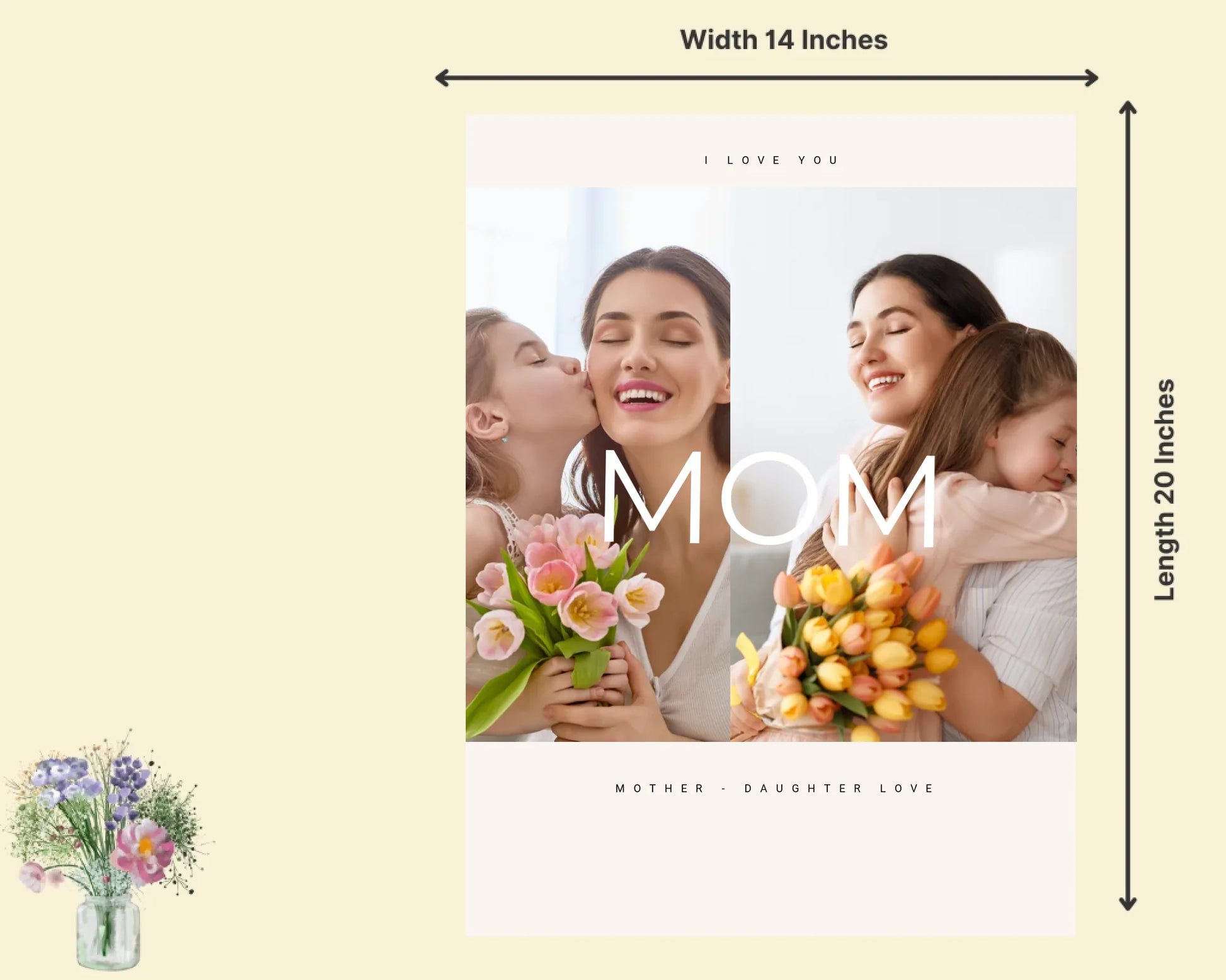 Wall Mockup Cream 14x20