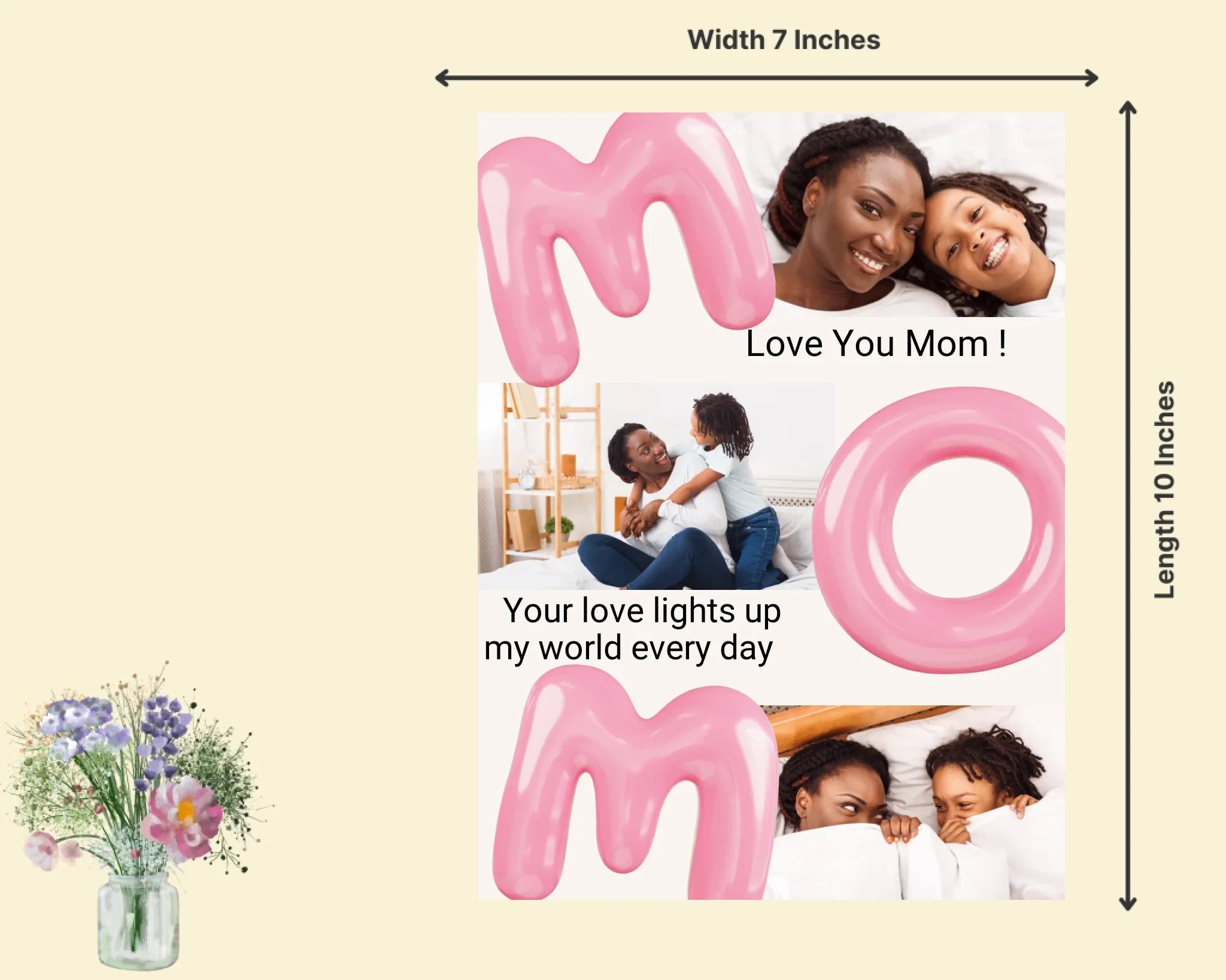 Wall Mockup Cream 7x10