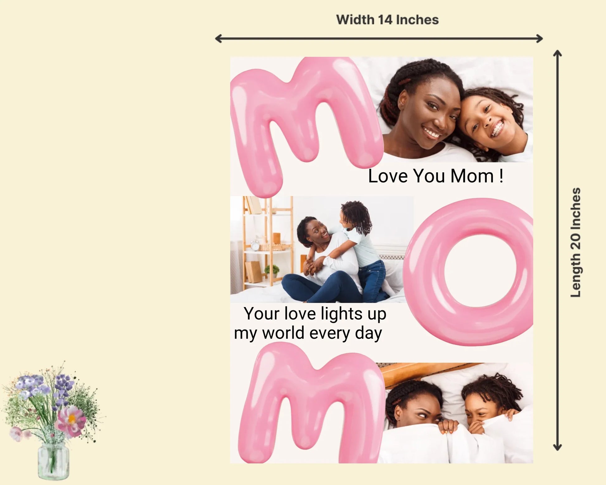 Wall Mockup Cream 14x20