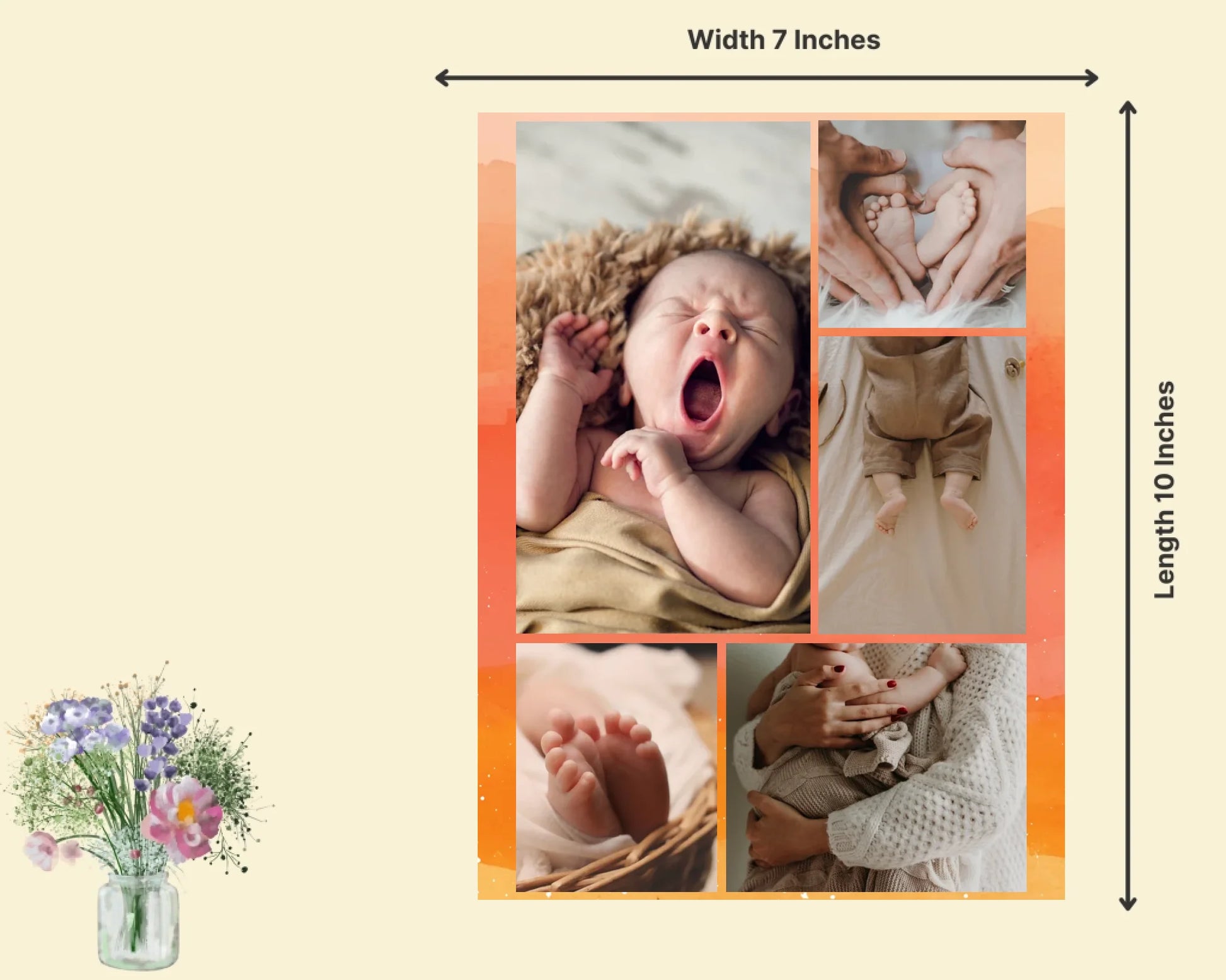 Wall Mockup Cream 7x10