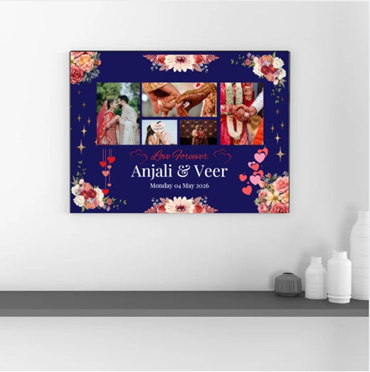 Floral Elegant Wedding Collage