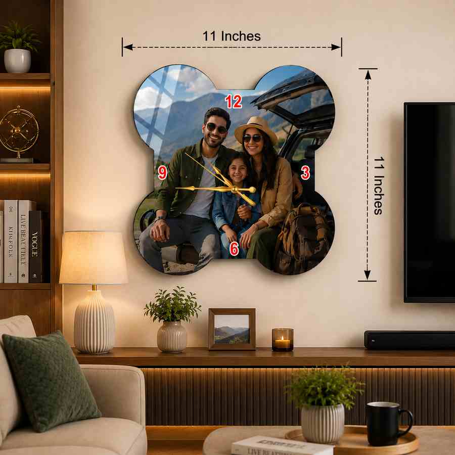 Quadra Bloom Acrylic Clock