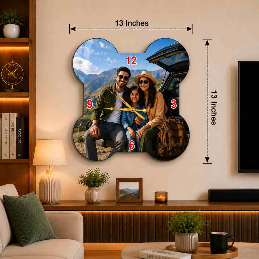 Quadra Bloom Acrylic Clock