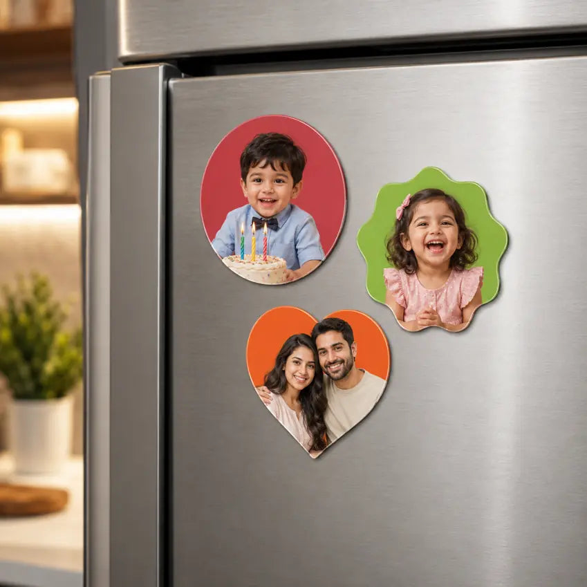 Photo Magnets - Assorted designs (Set Of 3)