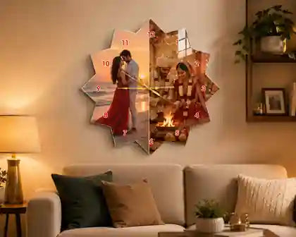 Sunflare Clock Collage